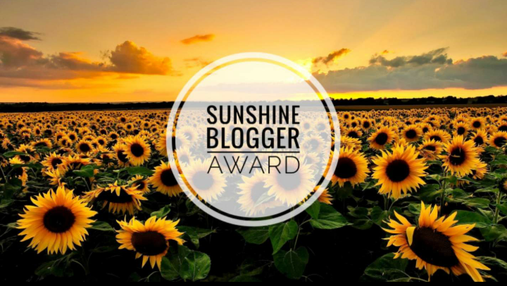 ‘The Sunshine Blogger award,